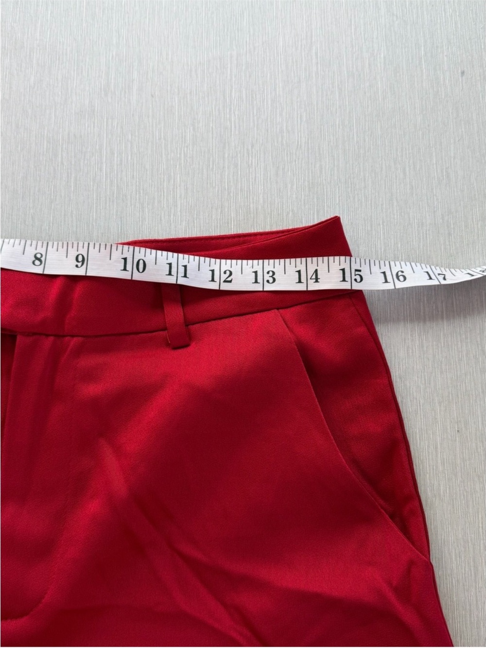 Lulus Modern Approach Red Satin Wide-Leg Pants Size L INWT - Picture 7 of 12